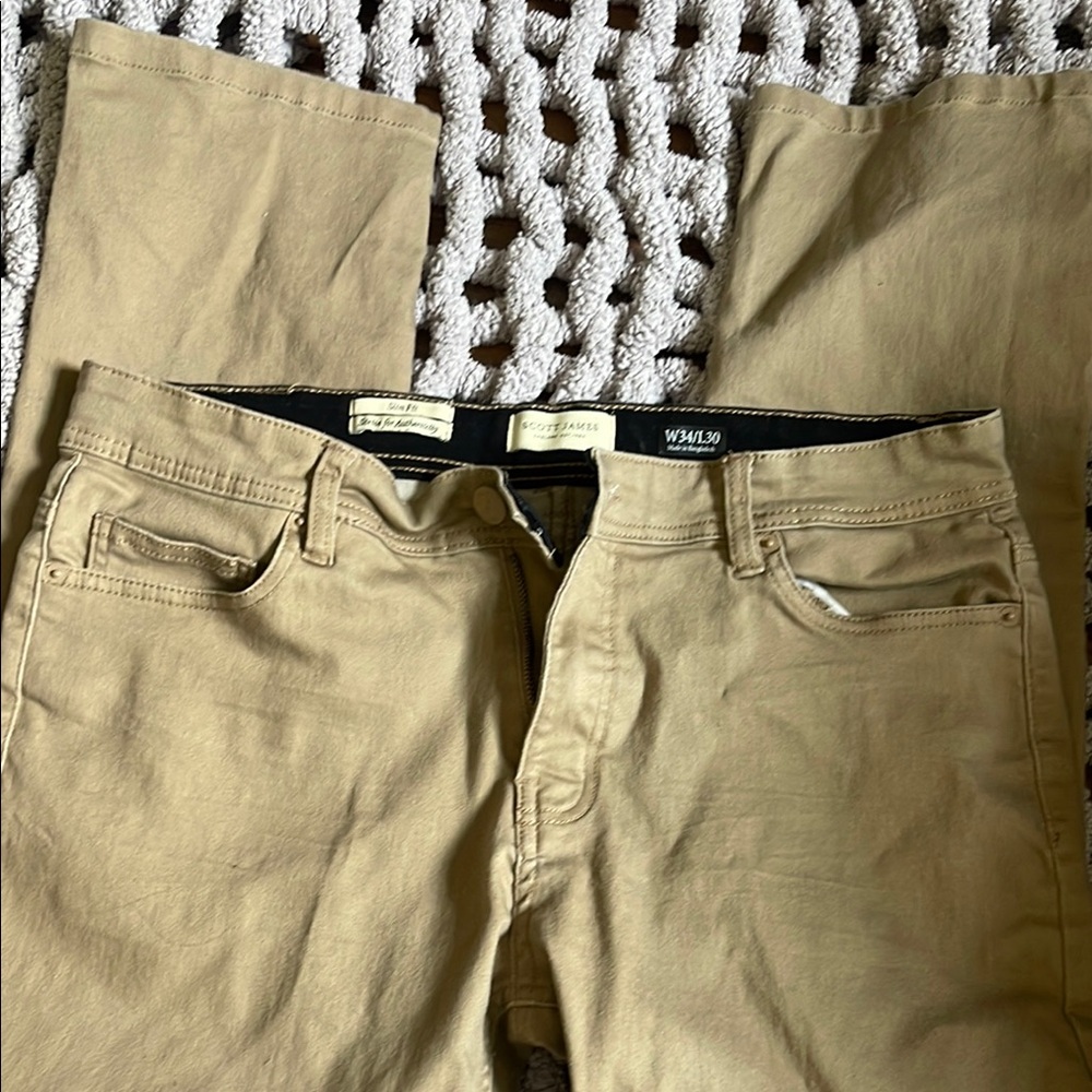 Scotch & Soda Beige Trousers